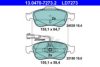 ATE 13.0470-7273.2 Brake Pad Set, disc brake